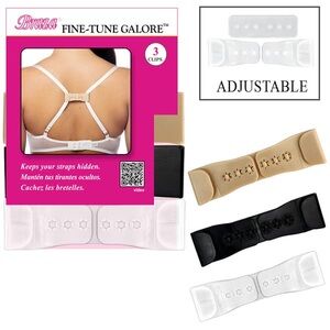 Fine-Tune Galore Adjustable Strap Clips - White